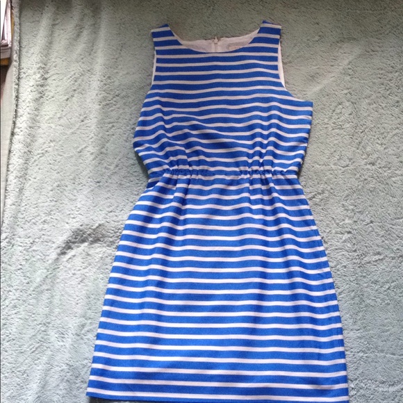 J. Crew Dresses & Skirts - J. Crew Blue and White Striped Dress